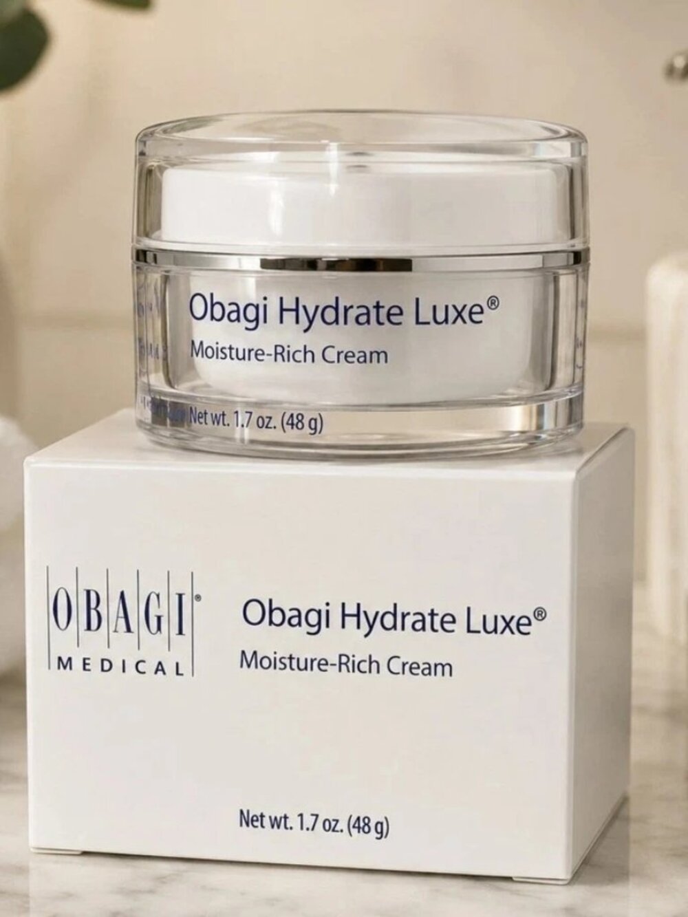 Obagi Hydrate Luxe Moisture-Rich Cream 1.7 oz / 48g NEW IN BOX Sealed